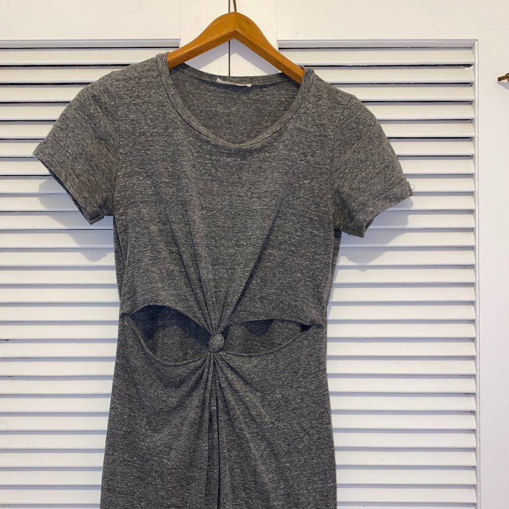 Cut Out Heather Gray Cover Up